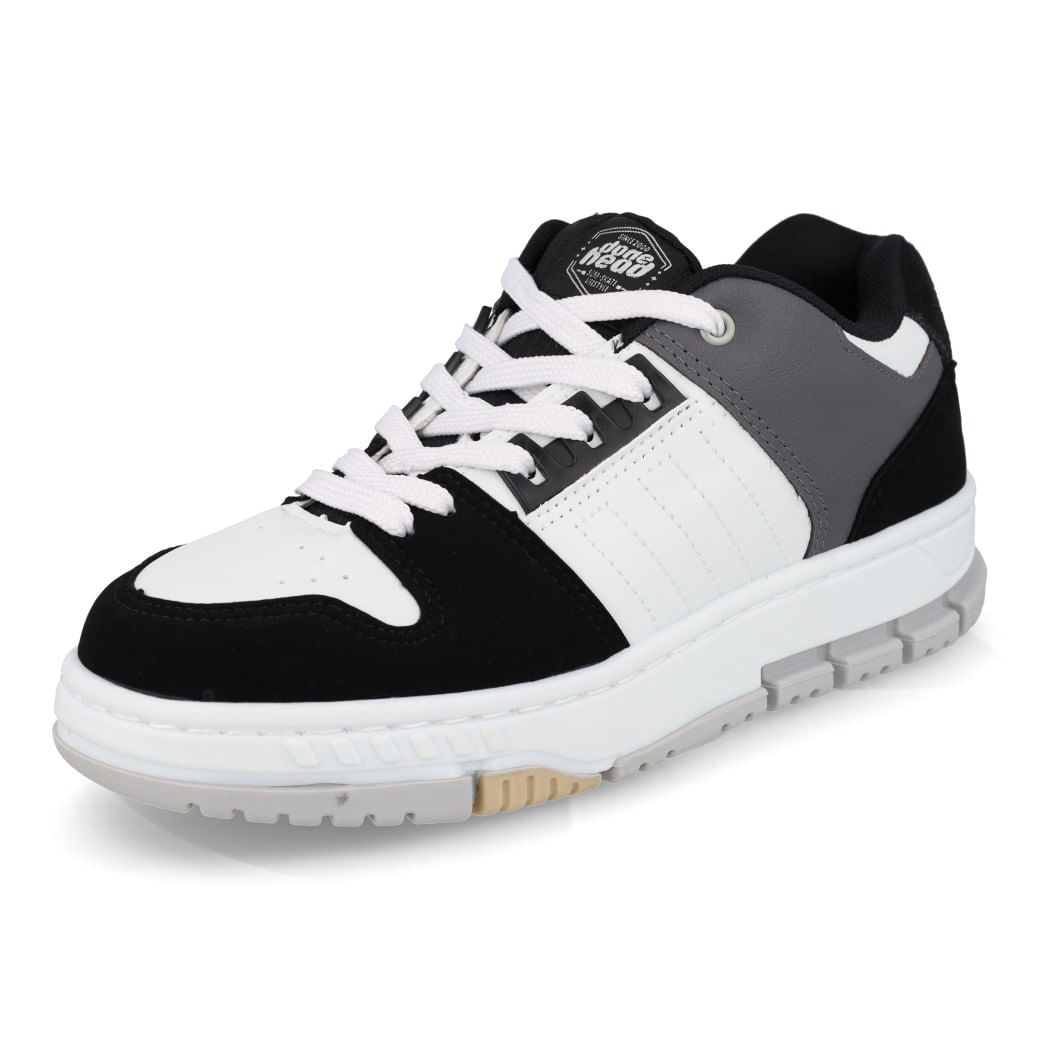 Done Head Tenis 030 RKT562-01 Preto-Branco-Grafite Sint_10__